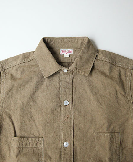 FREEWHEELERS フリーホイーラーズ CONDUCTOR SHIRTS (YELLOW OCHER)