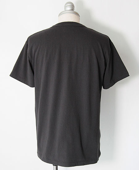 SECRET WORDS å  CLASSIC HENRY NECK S/S T-SHIRT (FADE BLACK)