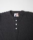 SECRET WORDS å  CLASSIC HENRY NECK S/S T-SHIRT (FADE BLACK)