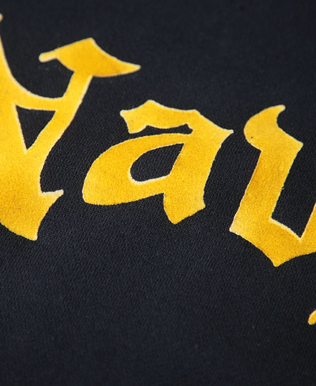 FREEWHEELERS �ե꡼�ۥ����顼�� " U.S.NAVY BNY DRYDOCK #4 " TURTLE NECK SWEAT SHIRT SP H/W (JET NAVY)