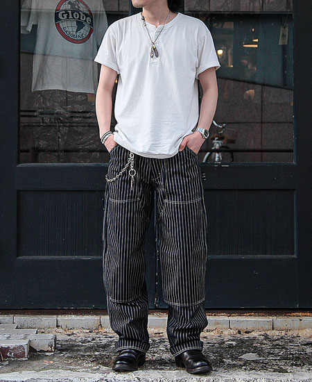 ��������COLIMBO ������ COALWOOD PAINTER PANTS (INDIGO WABASH STRIPE)