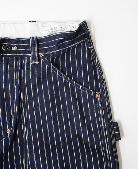 ��������COLIMBO ������ COALWOOD PAINTER PANTS (INDIGO WABASH STRIPE)