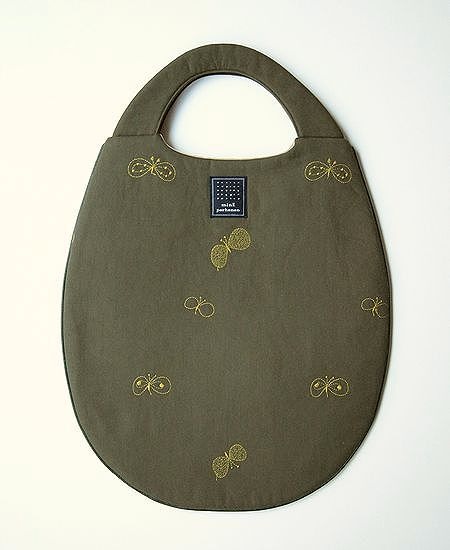 mina perhonenミナペルホネン エッグバック チョウチョ-