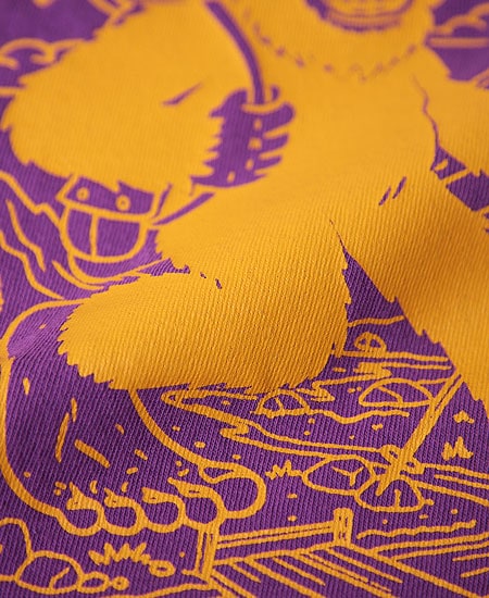 COLIMBO ������ NORWALK TEE SHIRT S/S " BIGFOOT HIKING " (PURPLE)