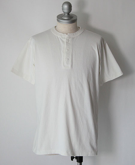 SECRET WORDS ��������å� ��� CLASSIC HENRY NECK S/S T-SHIRT (NATURAL)