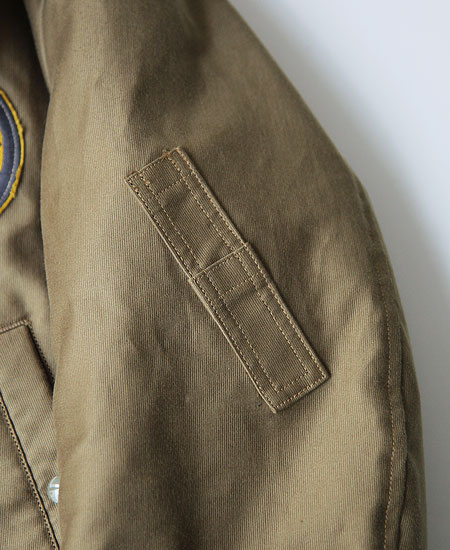 COLIMBO ������ EGLIN FIELD AVIATOR'S JACKET - TYPE B-15 CIVILIAN - " SPIDER " (DRY OLIVE)