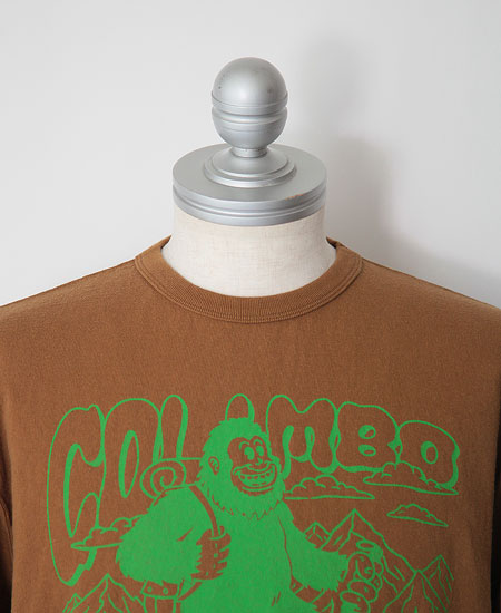 COLIMBO ������ NORWALK TEE SHIRT S/S " BIGFOOT HIKING " (DESERT OCHRE)