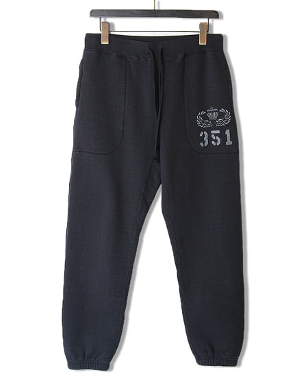COLIMBO ������ H AND J HEAVY WEIGHT SWEAT PANTS (BLACK)