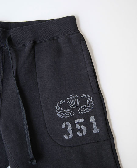 COLIMBO ������ H AND J HEAVY WEIGHT SWEAT PANTS (BLACK)