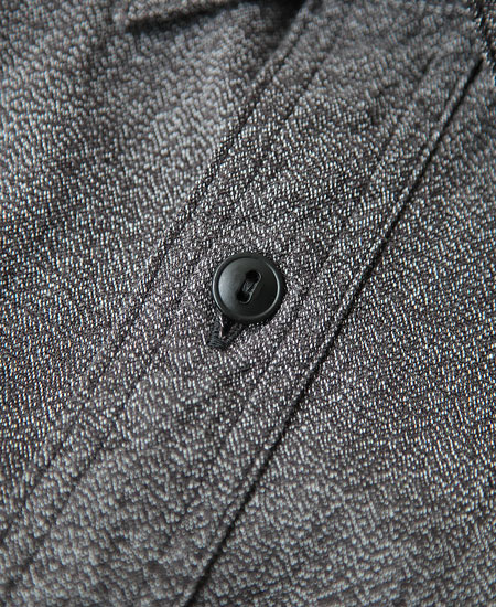 『炭黒ネップ感◎』COLIMBO(コリンボ)グリニッジファクトリーシャツ COLIMBO コリンボ BUTTE WORK SHIRT (BLACK)