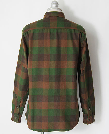 FREEWHEELERS �ե꡼�ۥ����顼�� " BALDYGUS " MECHANIC SHIRT (BOTTLE GREEN �� KHAKI BROWN �� DARK OLIVE DRAB)