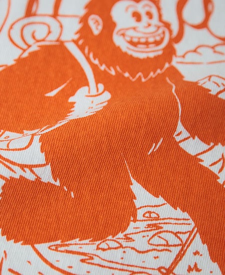 COLIMBO ������ NORWALK TEE SHIRT S/S " BIGFOOT HIKING " (IVORY WHITE)