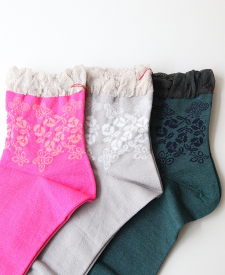 ミナペルホネン mina perhonen flower cake フラワーケーク ソックス