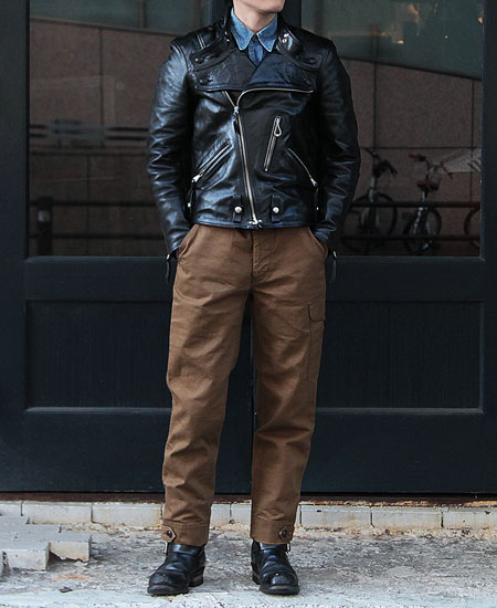 FREEWHEELERS �ե꡼�ۥ����顼�� AVIATOR'S TROUSERS (RED BROWN)