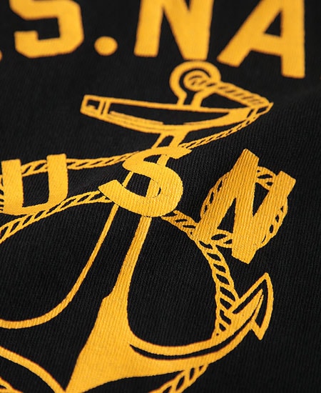 COLIMBO ������ NORWALK TEE SHIRT S/S " NAVAL ANCHOR " (BLACK)