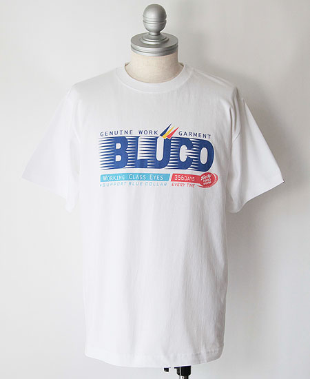 BLUCO �֥륳 PRINT S/S TEE - FRESH - (WHITE)