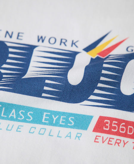 BLUCO �֥륳 PRINT S/S TEE - FRESH - (WHITE)