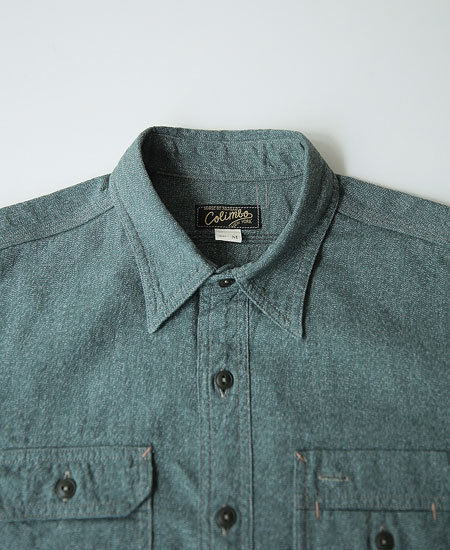 COLIMBO ������ BUTTE WORK SHIRT (GREEN)