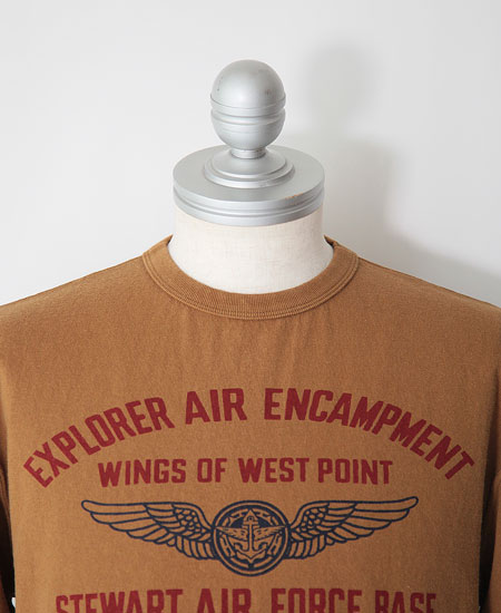 COLIMBO ������ NORWALK TEE SHIRT S/S " AIR FORCE WING EMBLEM " (DESERT OCHRE)