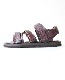 WHEELROBE ������������� WANDERING SANDALS (EMBOSS BURGUNDY)