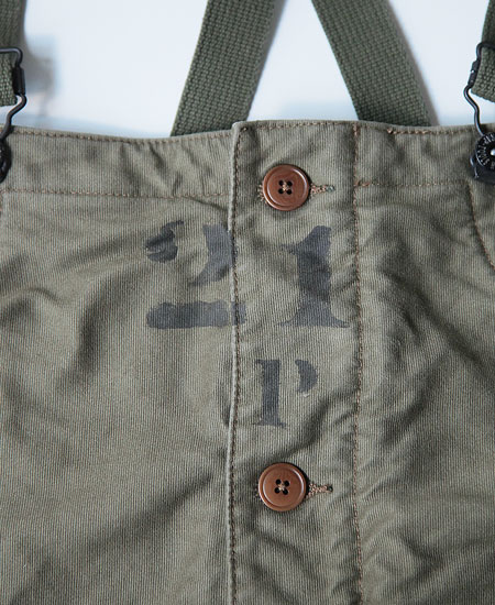 COLIMBO コリンボ OLD MIDSHIPMEN'S BIB OVERALLS - CUSTOM - (OLIVE
