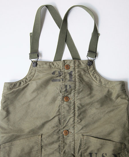 コリンボ colimbo ステンシル　デッキパンツ　ビブオーバーオール　男女兼用 COLIMBO 