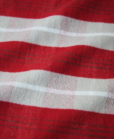 FREEWHEELERS �ե꡼�ۥ����顼�� " NOMAD " WORK SHIRT (ORANGE RED �� GRAY BEIGE �� CREAM �� GREEN)