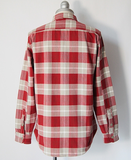 FREEWHEELERS �ե꡼�ۥ����顼�� " NOMAD " WORK SHIRT (ORANGE RED �� GRAY BEIGE �� CREAM �� GREEN)