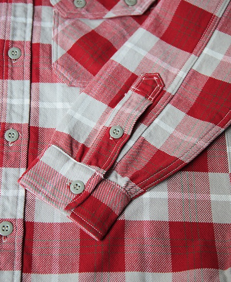 FREEWHEELERS �ե꡼�ۥ����顼�� " NOMAD " WORK SHIRT (ORANGE RED �� GRAY BEIGE �� CREAM �� GREEN)