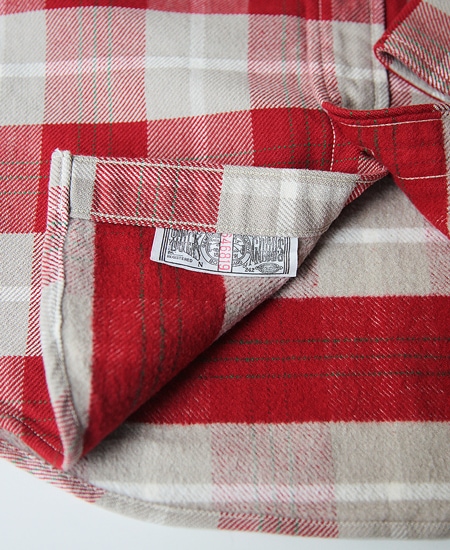 FREEWHEELERS �ե꡼�ۥ����顼�� " NOMAD " WORK SHIRT (ORANGE RED �� GRAY BEIGE �� CREAM �� GREEN)