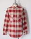 FREEWHEELERS �ե꡼�ۥ����顼�� " NOMAD " WORK SHIRT (ORANGE RED �� GRAY BEIGE �� CREAM �� GREEN)