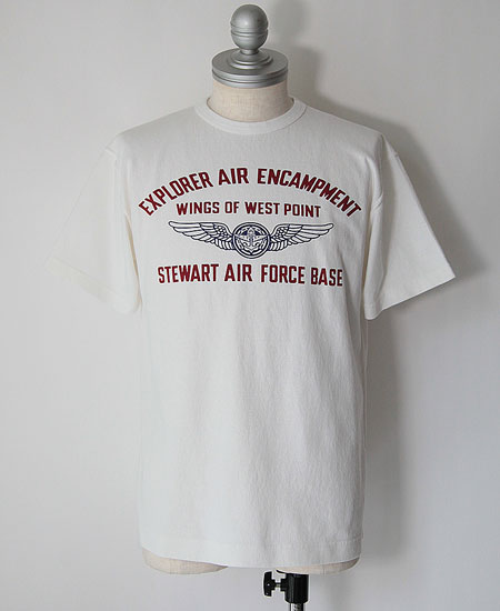 COLIMBO ������ NORWALK TEE SHIRT S/S " AIR FORCE WING EMBLEM " (IVORY WHITE)