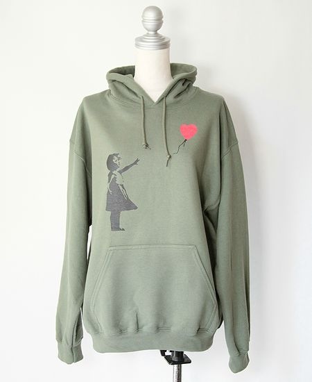 8BALL �����ȥܡ��롡BANKSY HOODIE -BALOON GIRL- �ѡ�����