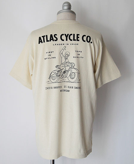 FREEWHEELERS ե꡼ۥ顼 " ATLAS CYCLE CO. " (STRAW CREAM)