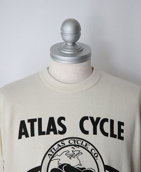 FREEWHEELERS ե꡼ۥ顼 " ATLAS CYCLE CO. " (STRAW CREAM)