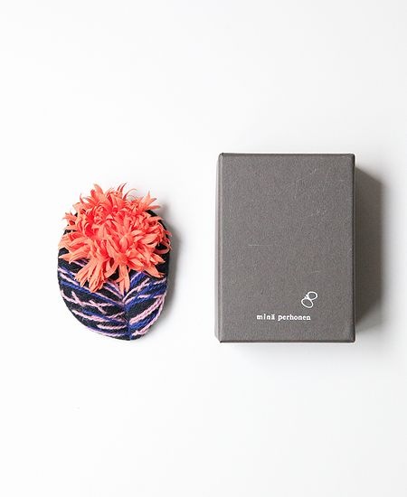 SALE】 mina perhonen ミナペルホネン hana no mi ハナノミ ブローチ