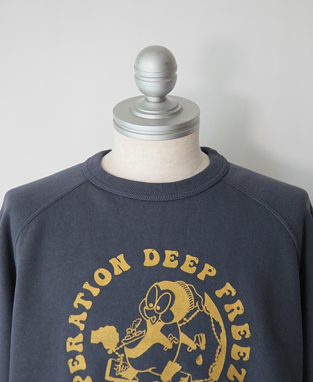 COLIMBO ������  LAGERGELD RAGLAN SWEAT " O.D.F. 1977 " (AGED NAVY)