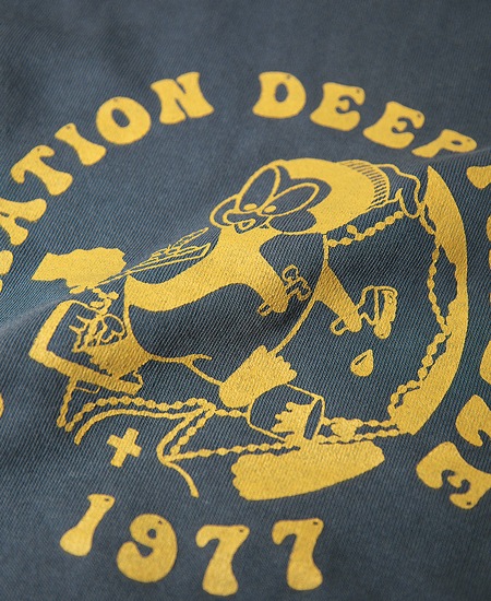 COLIMBO ������  LAGERGELD RAGLAN SWEAT " O.D.F. 1977 " (AGED NAVY)