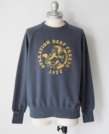 COLIMBO ������  LAGERGELD RAGLAN SWEAT " O.D.F. 1977 " (AGED NAVY)