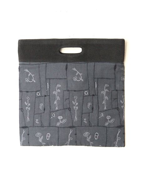 Mina Perhonen ミナペルホネン Flag Bag Garden Patchwork フラッグバッグ 大 ガーデンパッチワーク Ws9196