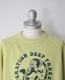 COLIMBO ������  LAGERGELD RAGLAN SWEAT " O.D.F. 1977 " (AGED YELLOW)