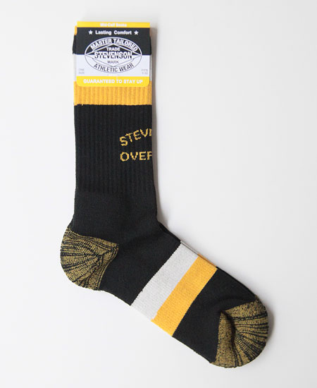 STEVENSON OVERALL CO. ���ƥ����֥󥽥� �����С������� ATHLETIC SOCKS (BLACK)