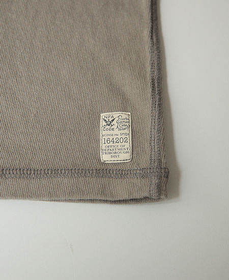 COLIMBO   ROUGHLOCK LONG SLEEVE T-SHIRT (MOSS GRAY)