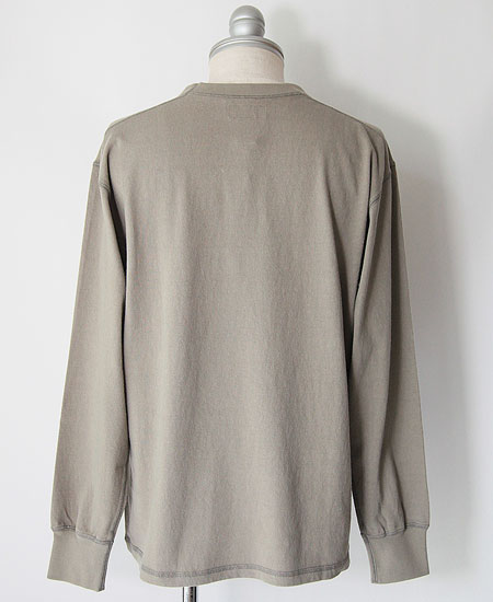 COLIMBO   ROUGHLOCK LONG SLEEVE T-SHIRT (MOSS GRAY)
