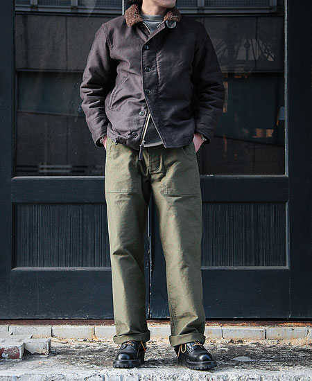 COLIMBO ������ LOCKHART BAKER PANTS (OLIVE GREEN)