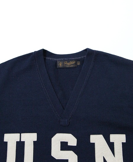 フリーホイーラーズ V NECKJERSEY \"U.S.N. B.N.Yセーター フリーホイーラーズ “V NECK JERSEY 