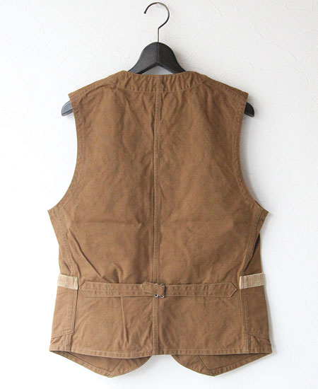 FREEWHEELERS フリーホイーラーズ CONDUCTOR VEST (RED BEIGE)