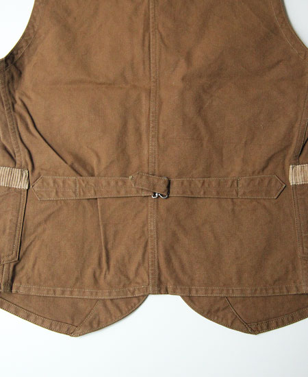 FREEWHEELERS フリーホイーラーズ CONDUCTOR VEST (RED BEIGE)