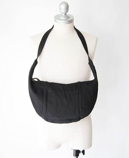 別注】COLIMBO コリンボ LUNA PARK HALF-MOON BAG (BLACK)