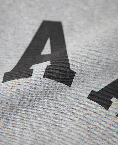 SECRET WORDS ��������å� ��� " AAA " S/S T-SHIRT (MOCK GRAY)